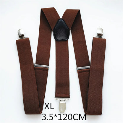 Men Plus Size Y-Back Suspenders