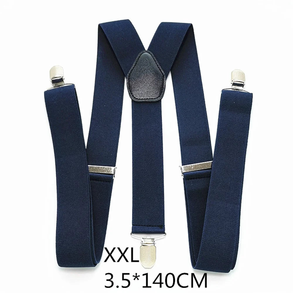Men Plus Size Y-Back Suspenders