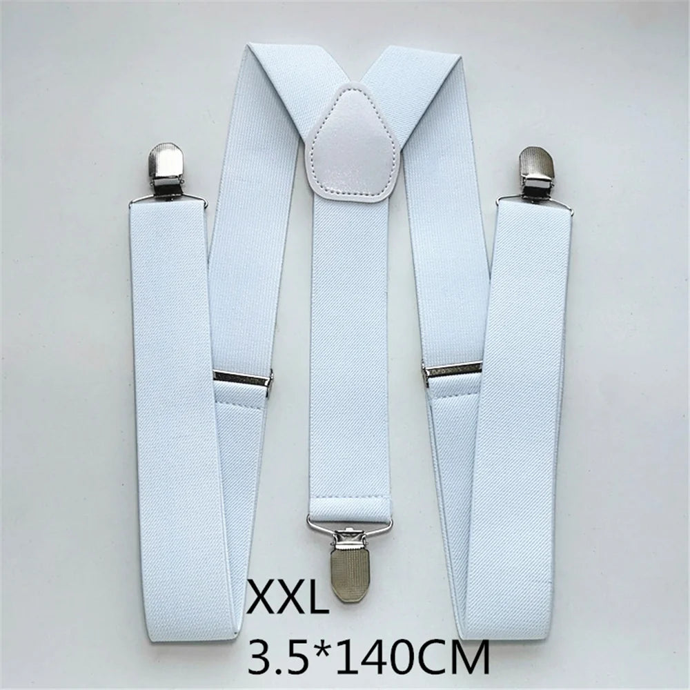 Men Plus Size Y-Back Suspenders