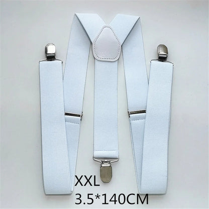 Men Plus Size Y-Back Suspenders
