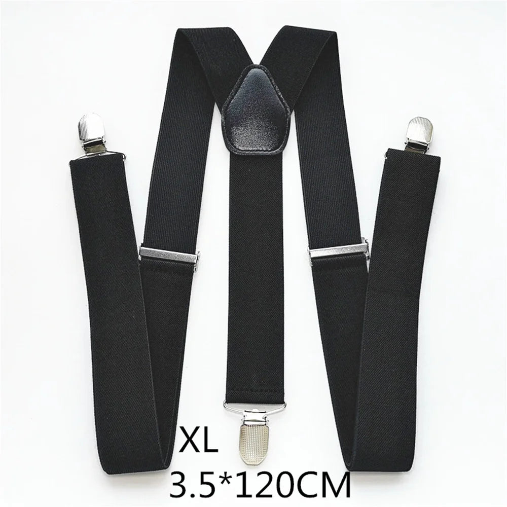 Men Plus Size Y-Back Suspenders