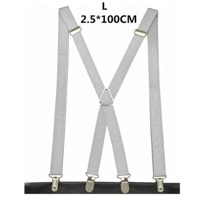 Gold & Silver Family Adjustable Suspender