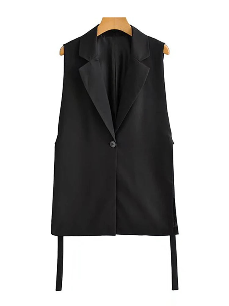TRZA Women’s Vintage Button Vest