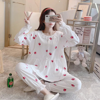 2-Piece Maternity Nursing Pajama Set