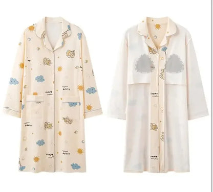 Gown – Long Sleeve Nursing Pajamas