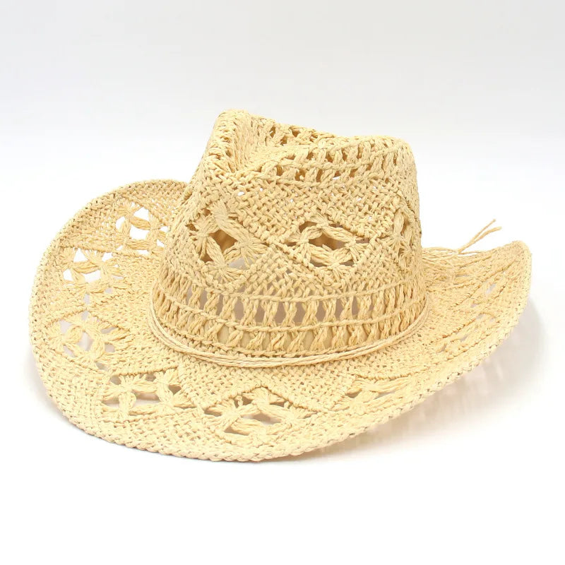 Straw Hat for Women Men Summer Handmade