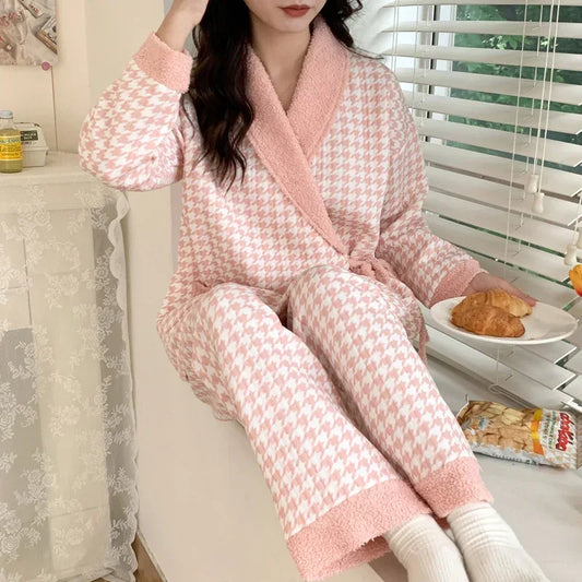 Cotton Padded Maternity Sleepwear Set