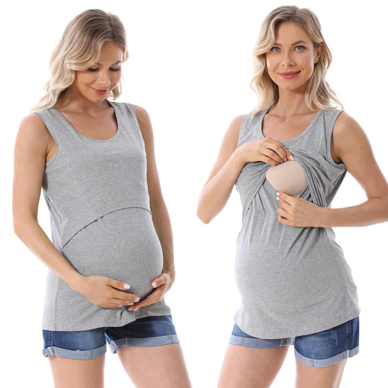 Plus Size Nursing Tank Top