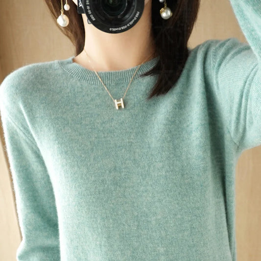 Women’s Cashmere Crew Neck Sweater