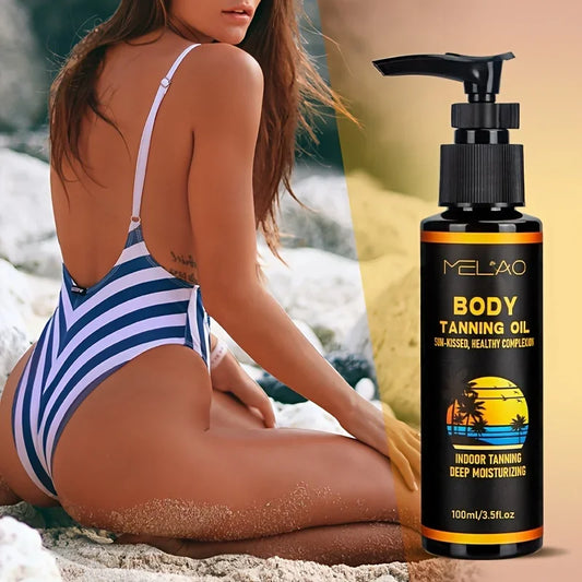 MELAO Tanning Oil Tanned Intensifier Get a Faster