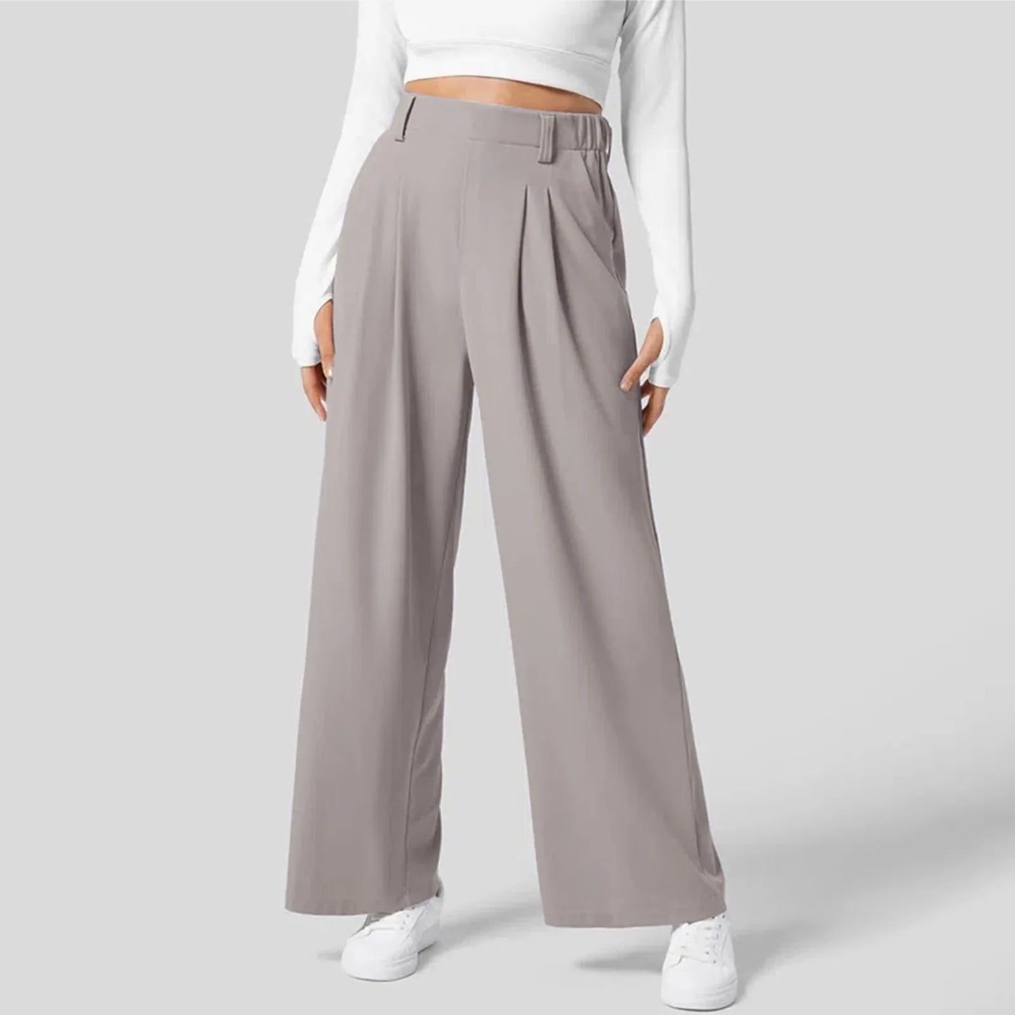 Casual High Waisted Dress Palazzo Pants