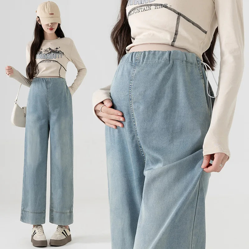 Maternity Tencel Nine-Tencel Jeans