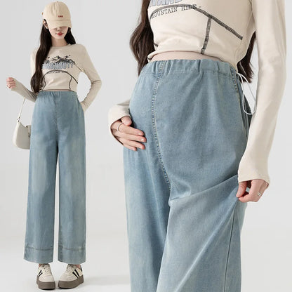 Maternity Tencel Nine-Tencel Jeans