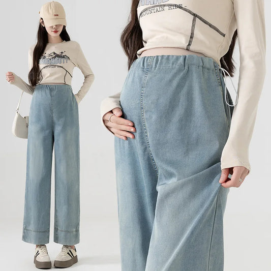 Maternity Tencel Nine-Tencel Jeans