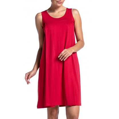 Solid Color Nursing Dress