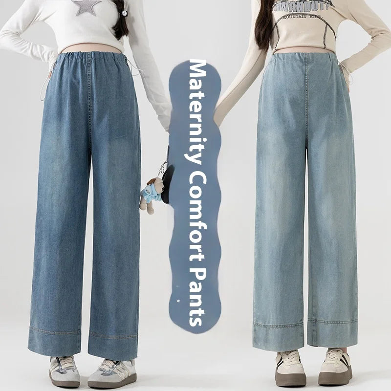 Maternity Tencel Nine-Tencel Jeans