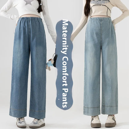 Maternity Tencel Nine-Tencel Jeans