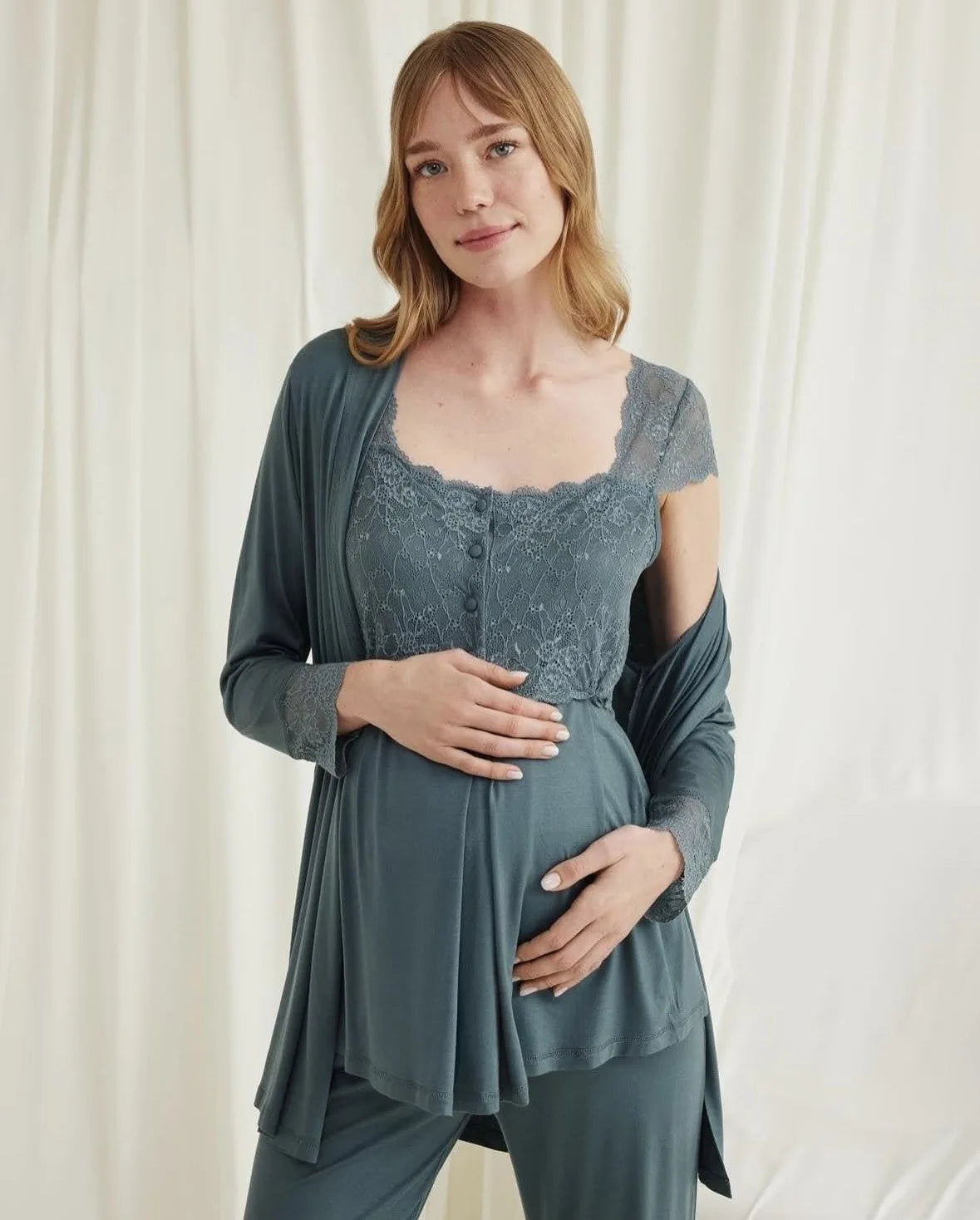 Sleeveless Maternity Nursing Sleepwear Set