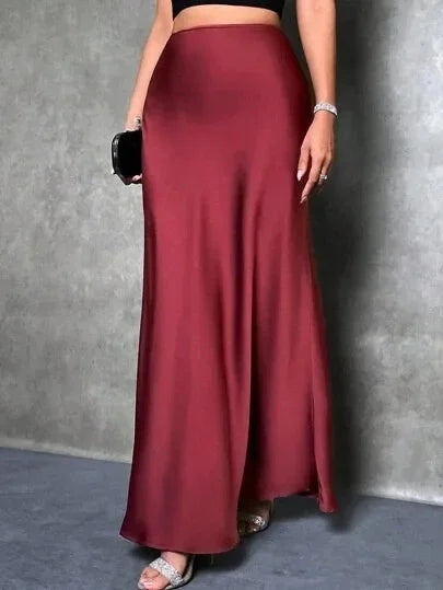 Velvet A-Line Long Winter Dress