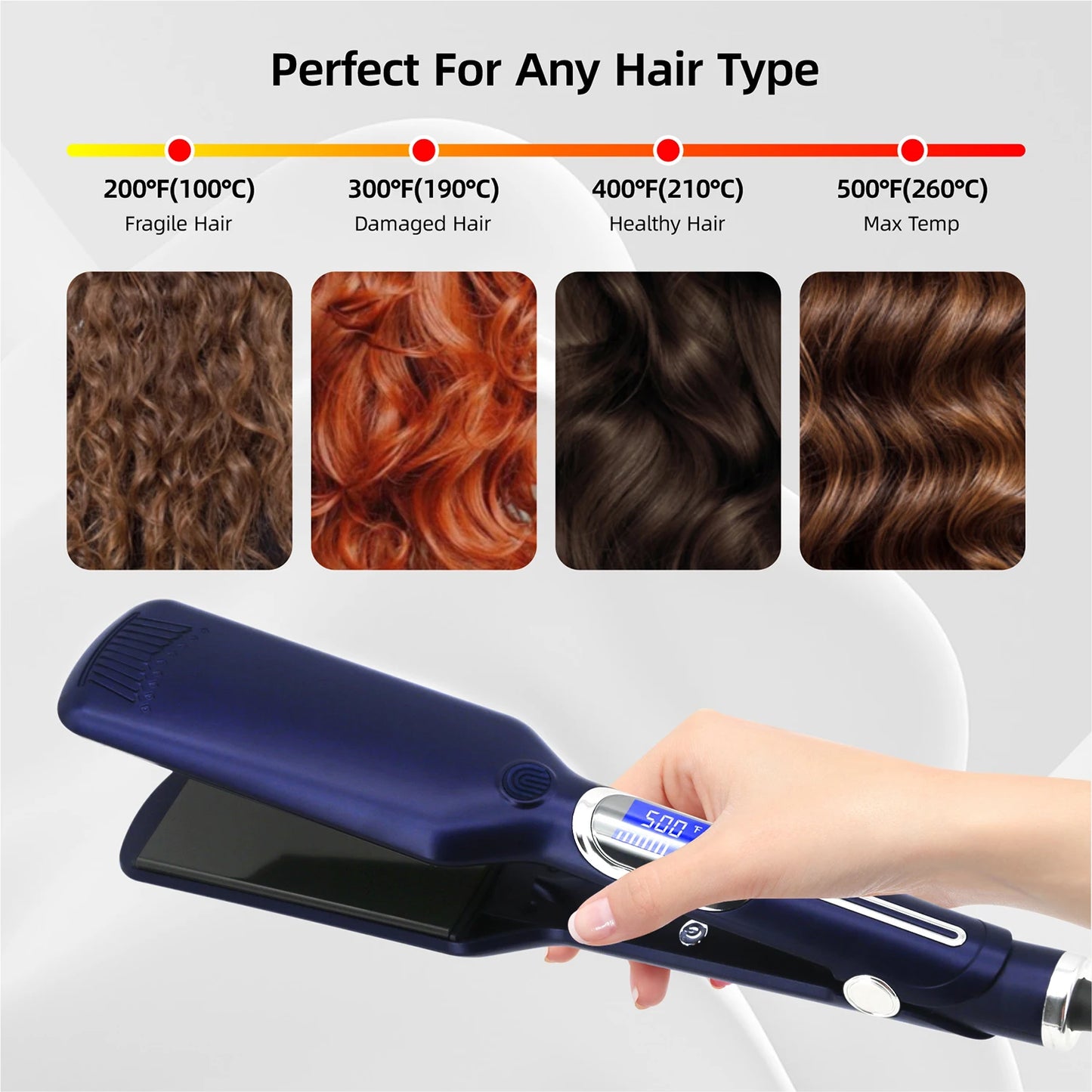Professional Hair Straightener & Curler