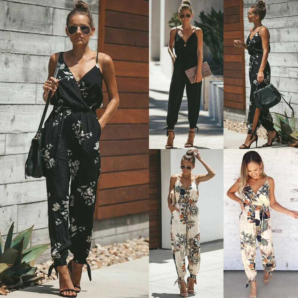 Women’s Summer Sleeveless Jumpsuit