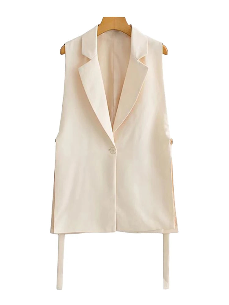 TRZA Women’s Vintage Button Vest