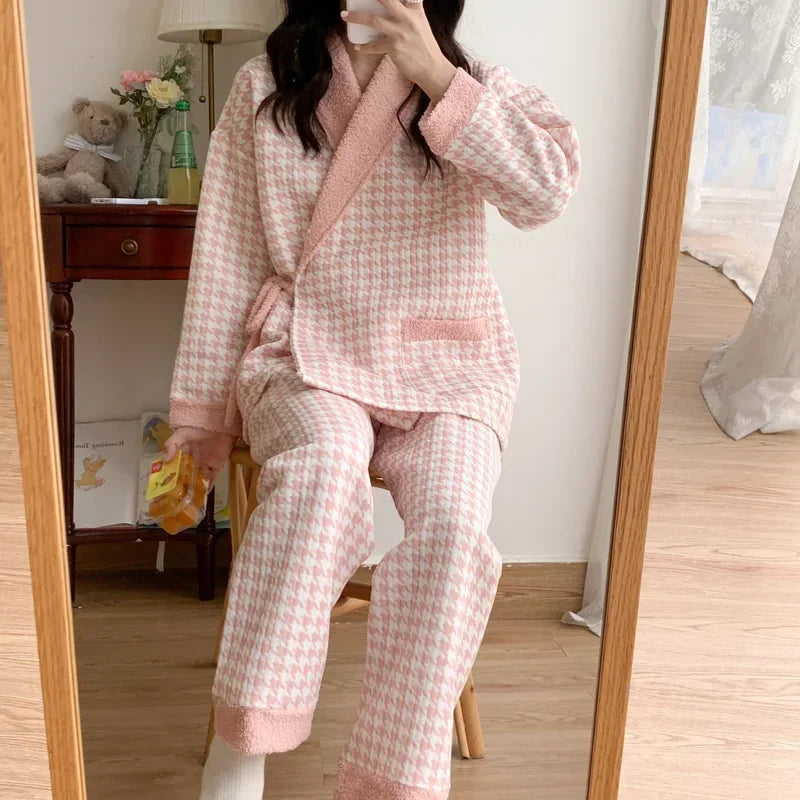 Cotton Padded Maternity Sleepwear Set