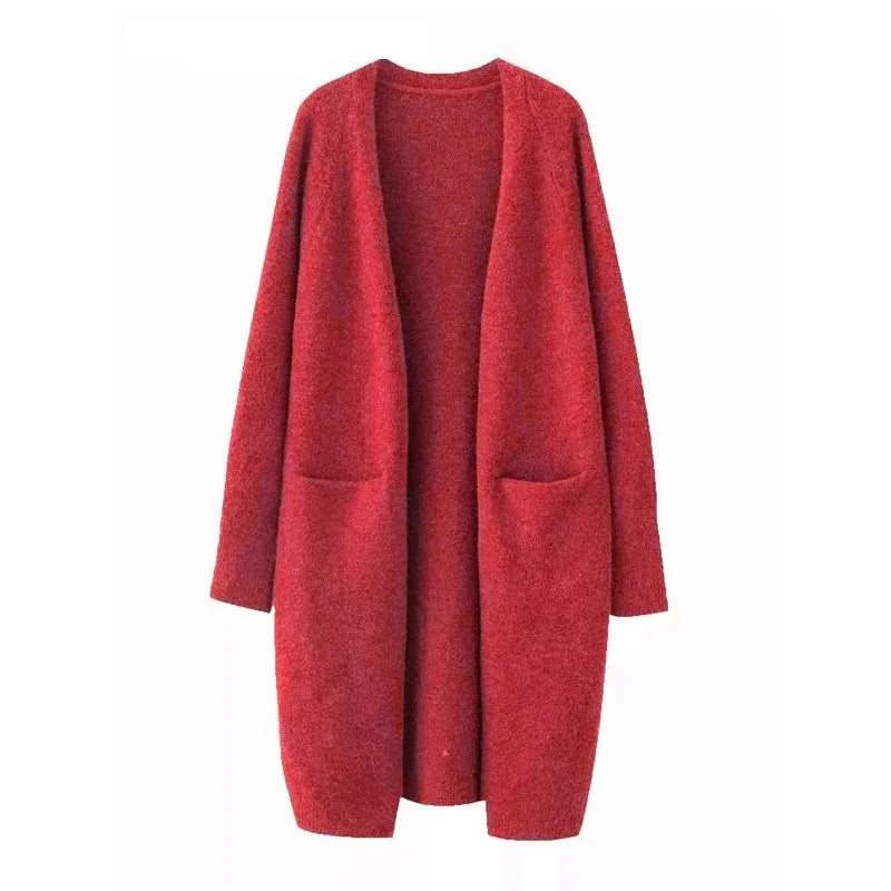 Women’s Warm V-Neck Sweater Cardigan