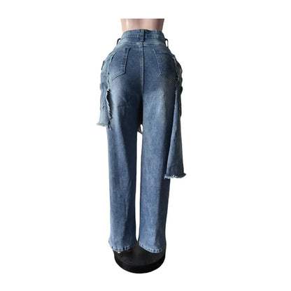 Women’s Vintage Y2K Stretch Denim Pants