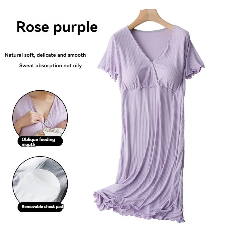Maternity Nursing Sleep Dress