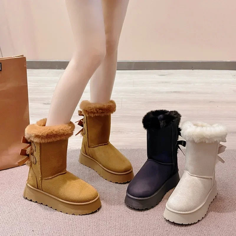 Women’s Winter Plush Platform Boots
