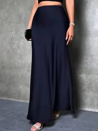 Velvet A-Line Long Winter Dress