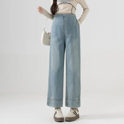 Maternity Tencel Nine-Tencel Jeans
