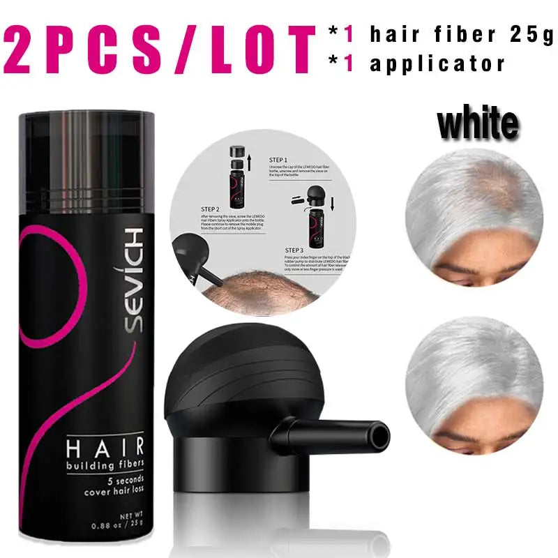 Hair Building Fiber & Applicator Set
