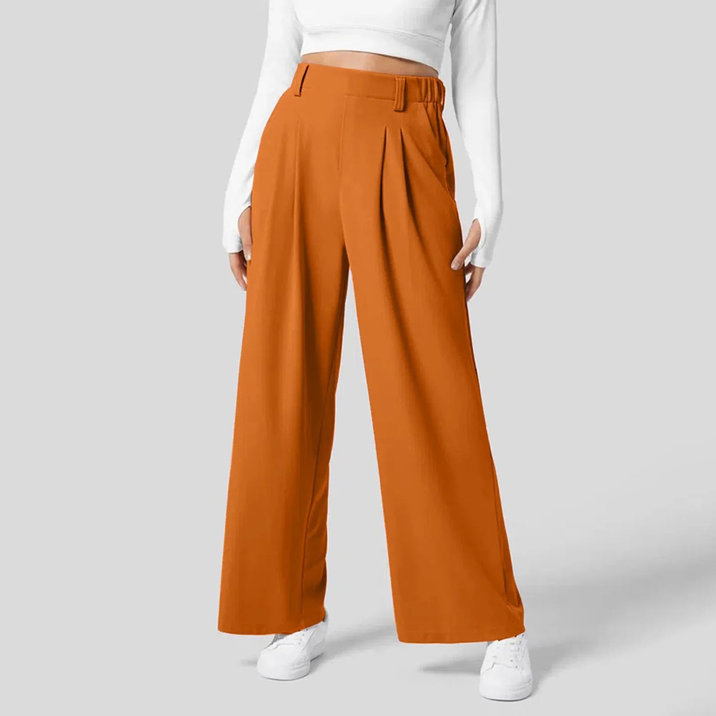 Casual High Waisted Dress Palazzo Pants