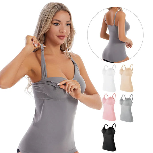 Sleeveless Plus Size Nursing Tank