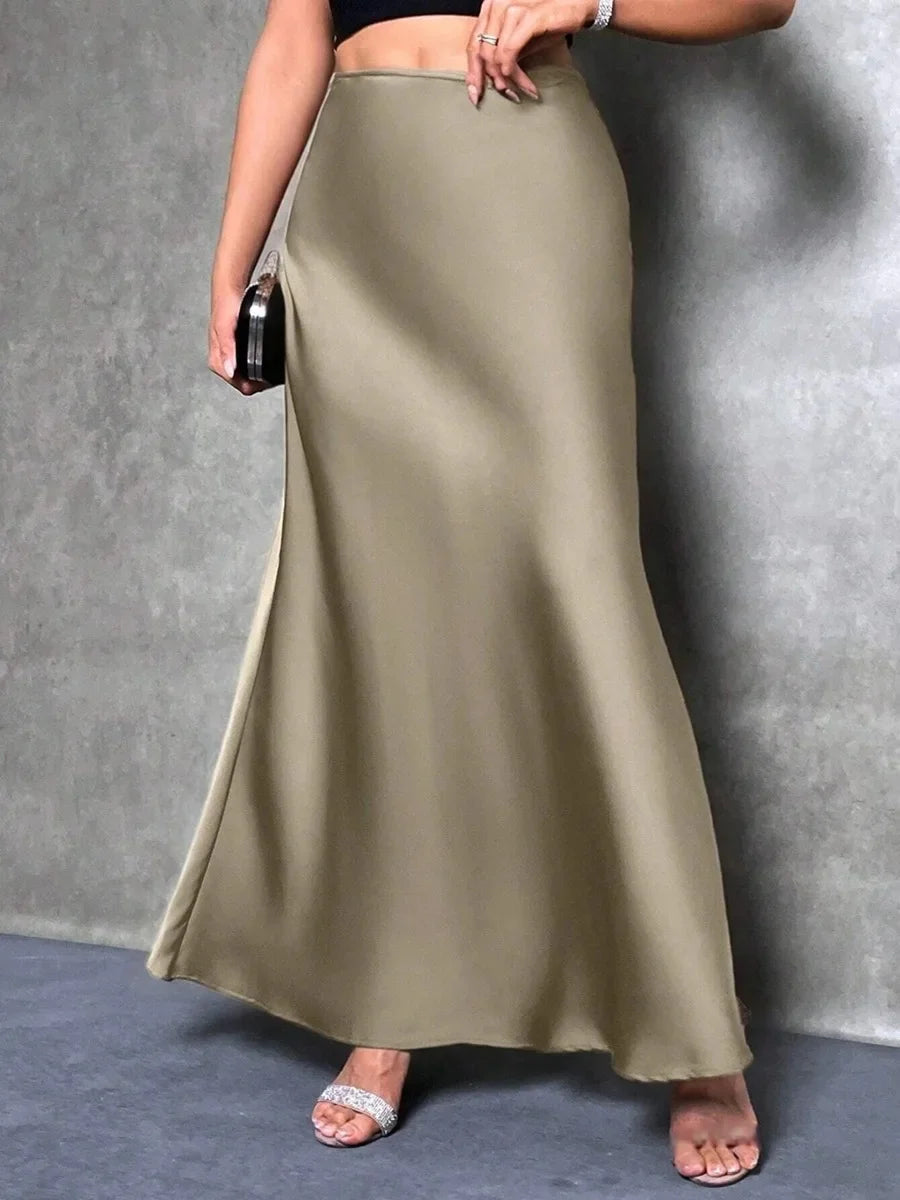 Velvet A-Line Long Winter Dress