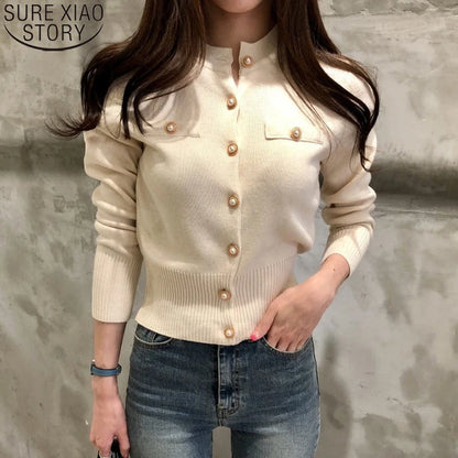 2025 Autumn Long Sleeve Fashion Women Cardigans