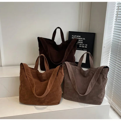 Vintage Suede Women’s Tote Bag