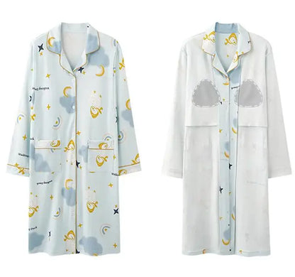 Gown – Long Sleeve Nursing Pajamas