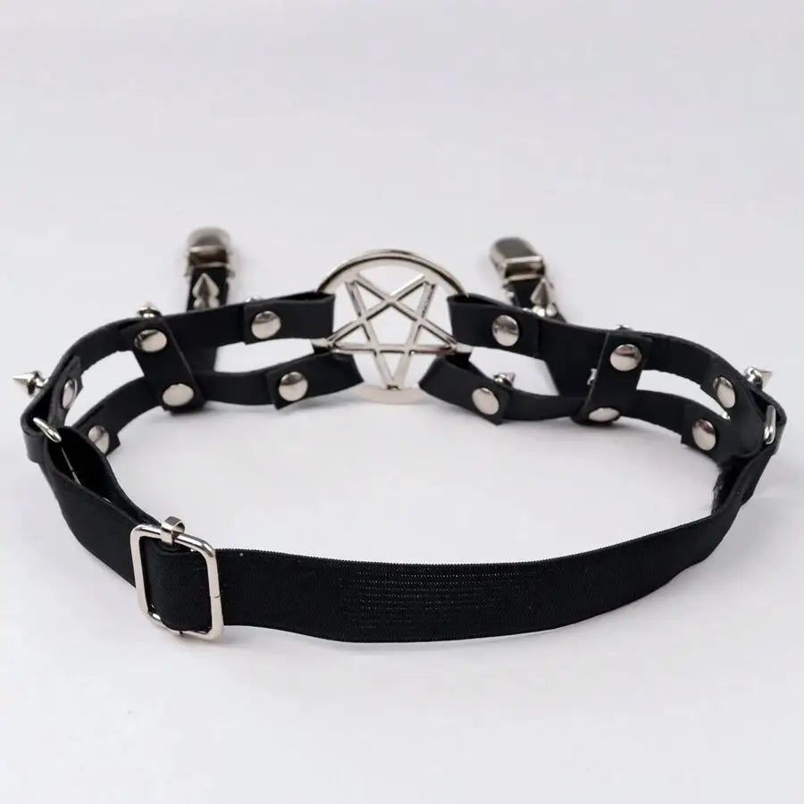 Women’s Punk Rivet Garter Belt