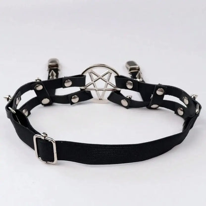 Women’s Punk Rivet Garter Belt