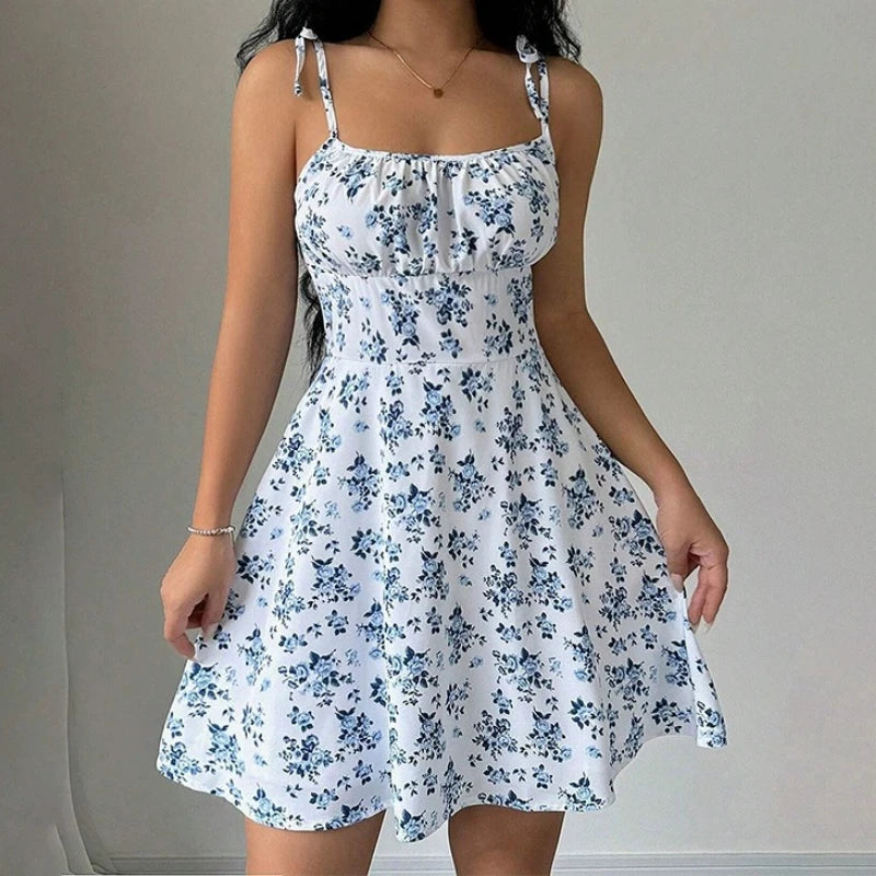 Floral Spaghetti Strap Sundress 2025