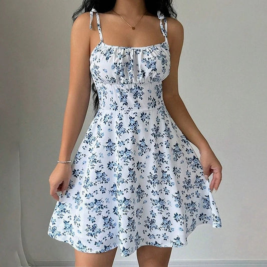Floral Spaghetti Strap Sundress 2025