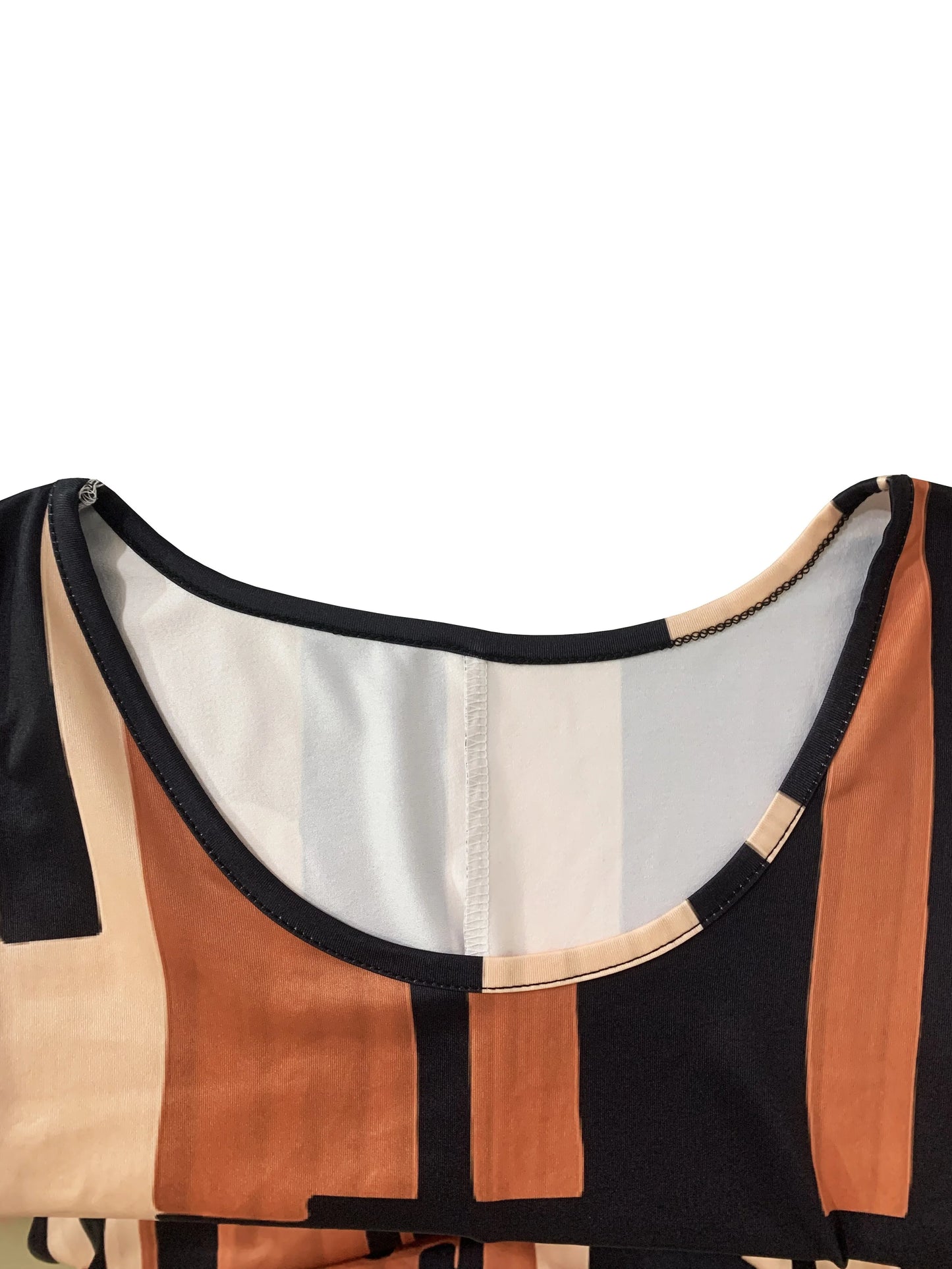 Women’s Boho Geometric Midi Dress