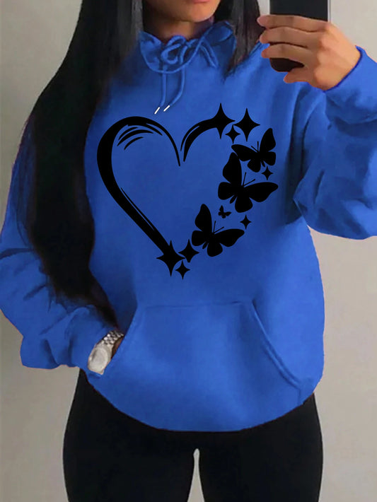 Pocket Clothes Vintage Multicolor Hoodie