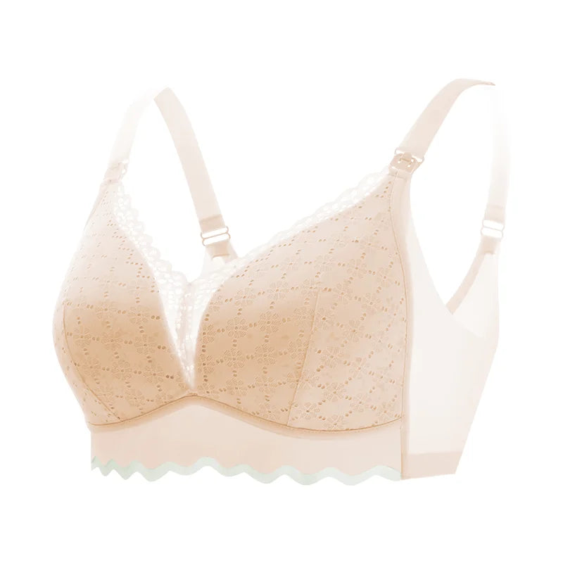Seamless Breathable Push-Up Nursing Bra