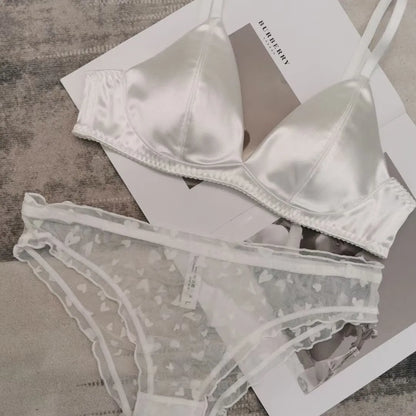 Seamless Lace Push-Up Lingerie Set