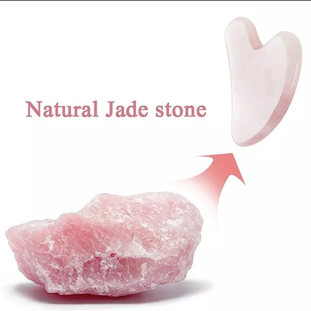 Rose Quartz Gua Sha Face Massager