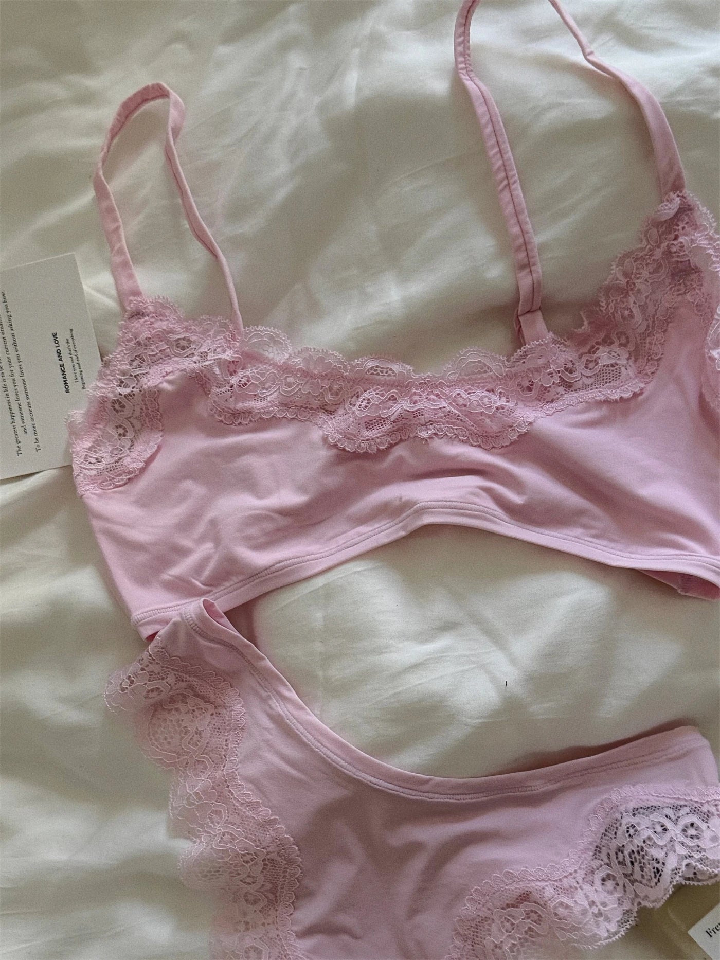 Backless Lace Lingerie Set